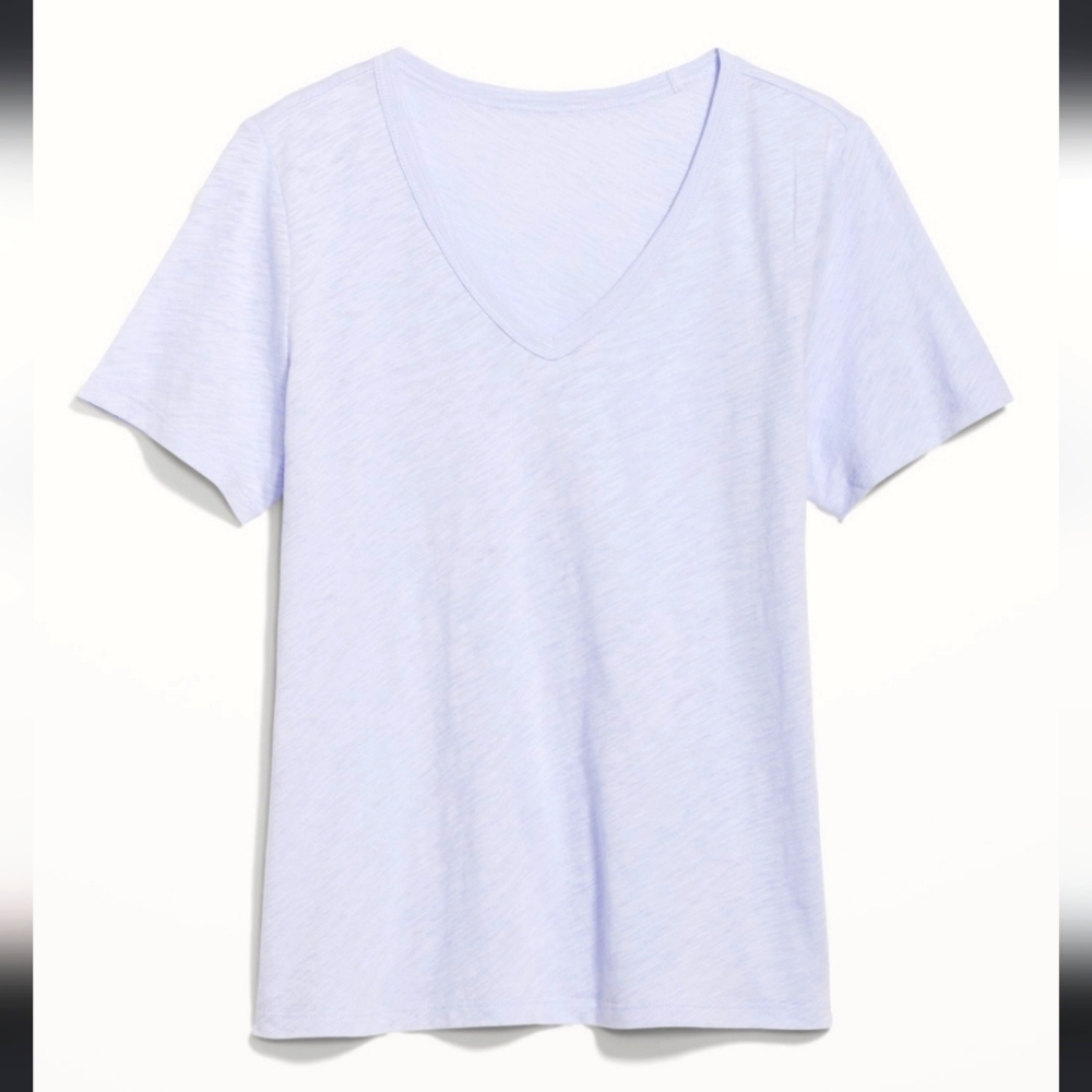 EveryWear V-Neck Slub-Knit T-Shirt for Women